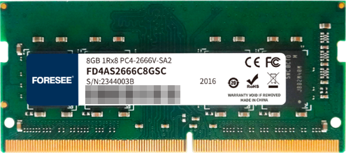 商用级DDR4 SODIMM